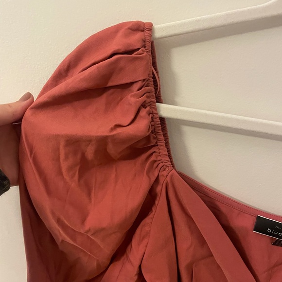 Blue Blush Puff Sleeve Blouse - Picture 6 of 6